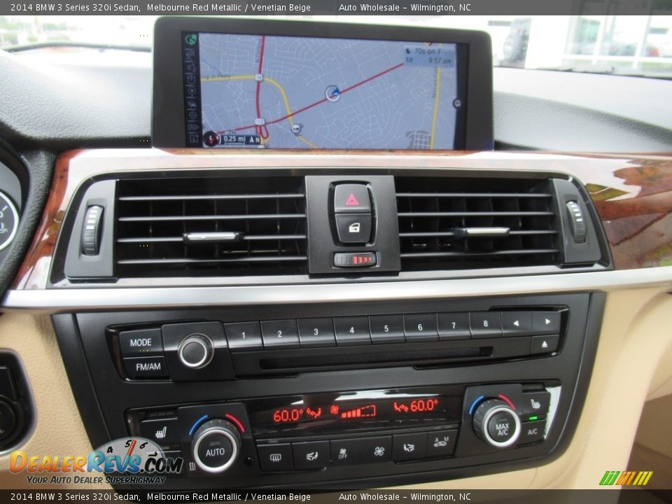 2014 BMW 3 Series 320i Sedan Melbourne Red Metallic / Venetian Beige Photo #17
