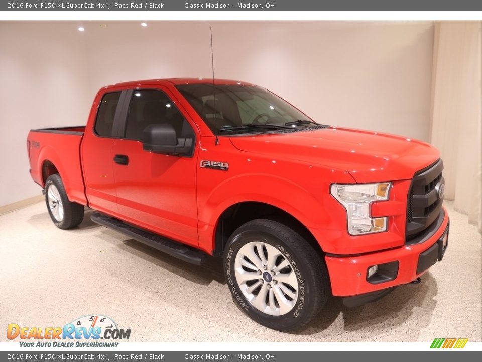 2016 Ford F150 XL SuperCab 4x4 Race Red / Black Photo #1
