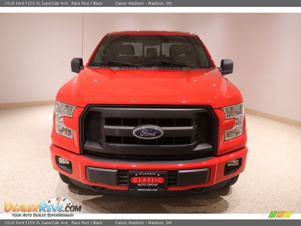 2016 Ford F150 XL SuperCab 4x4 Race Red / Black Photo #2