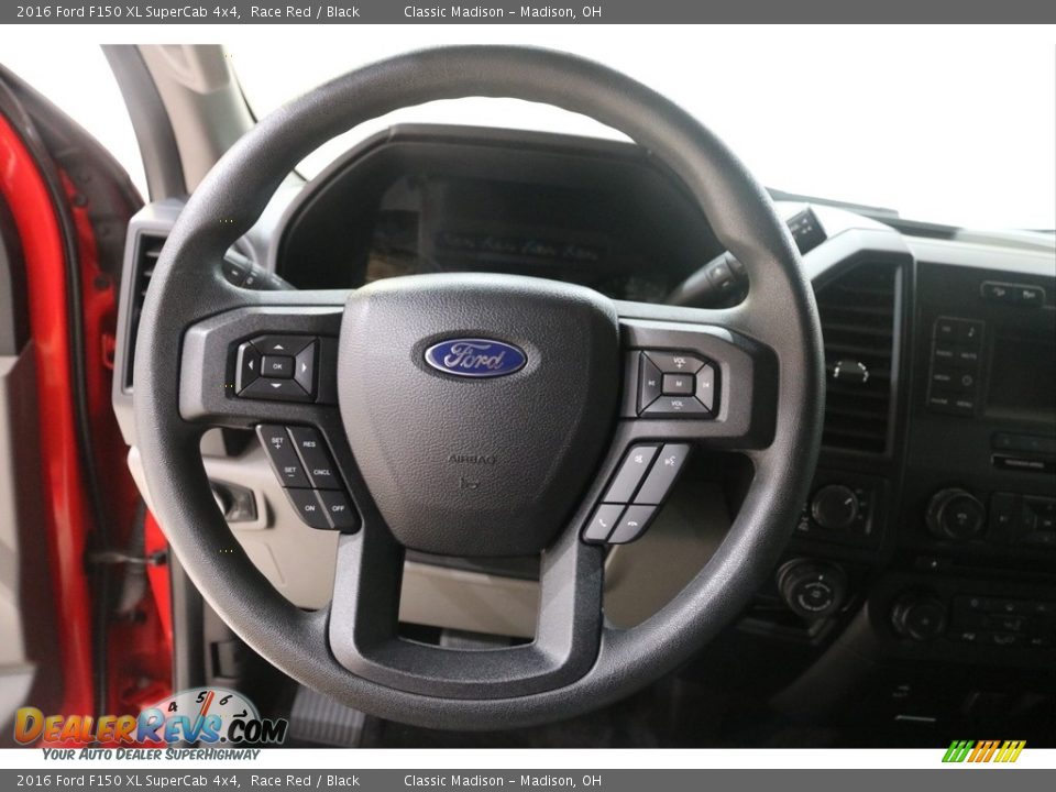 2016 Ford F150 XL SuperCab 4x4 Race Red / Black Photo #8