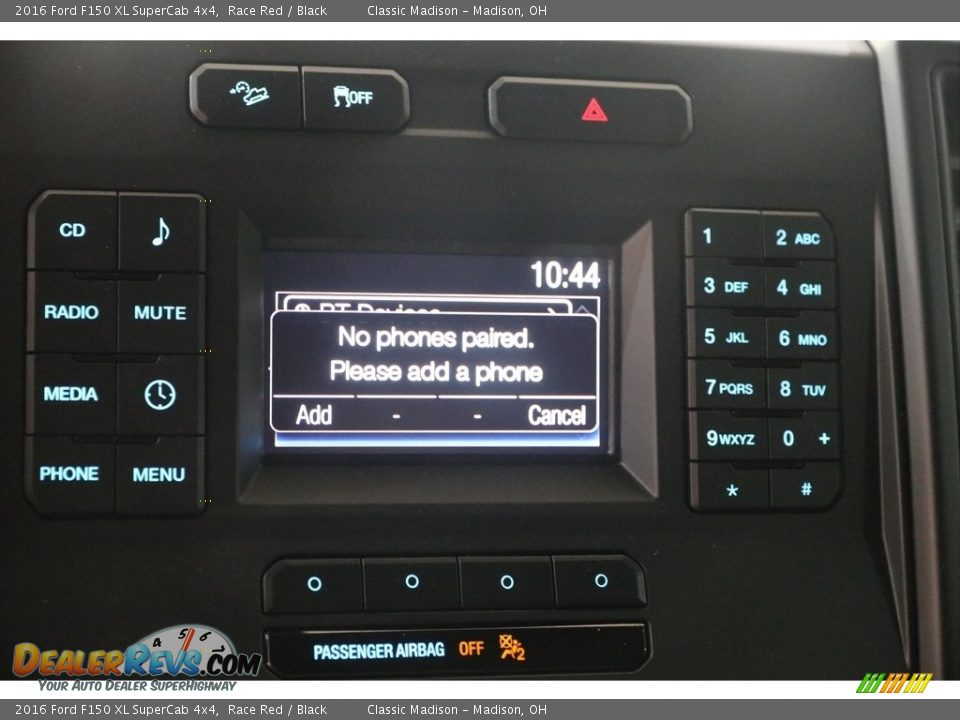 2016 Ford F150 XL SuperCab 4x4 Race Red / Black Photo #13