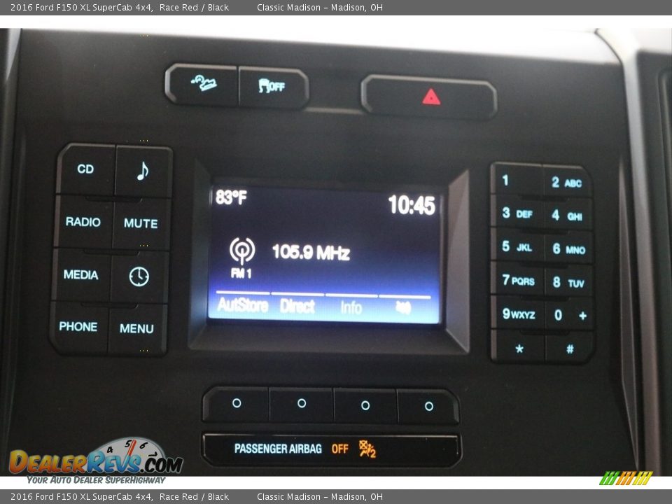 2016 Ford F150 XL SuperCab 4x4 Race Red / Black Photo #14