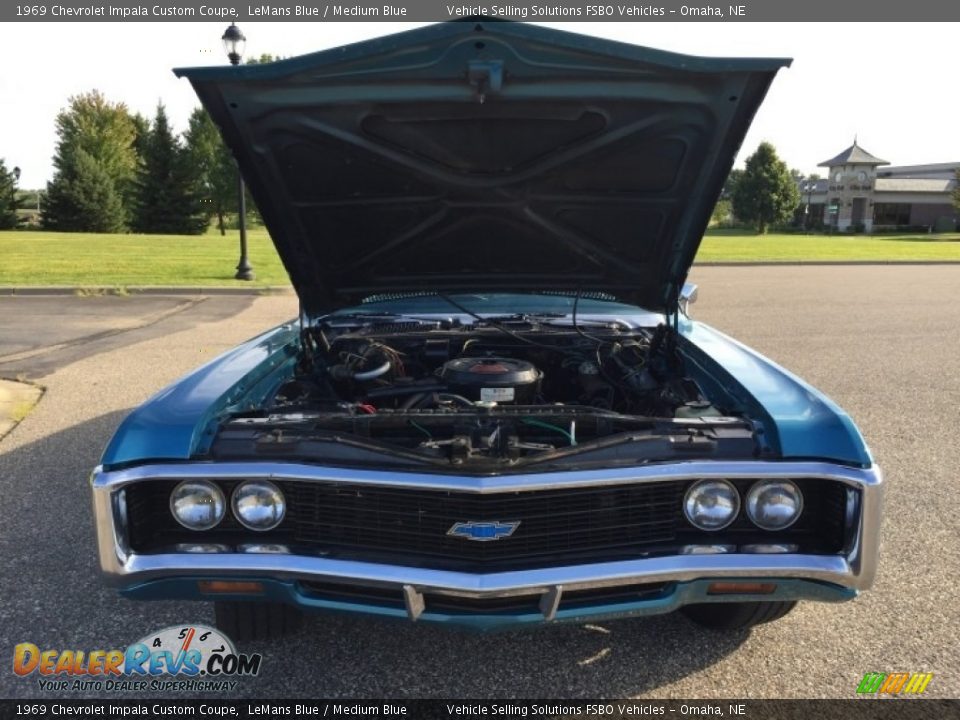 1969 Chevrolet Impala Custom Coupe LeMans Blue / Medium Blue Photo #2