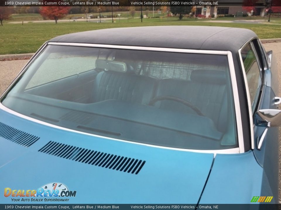 1969 Chevrolet Impala Custom Coupe LeMans Blue / Medium Blue Photo #8