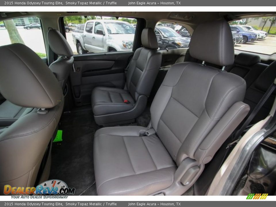 2015 Honda Odyssey Touring Elite Smoky Topaz Metallic / Truffle Photo #20