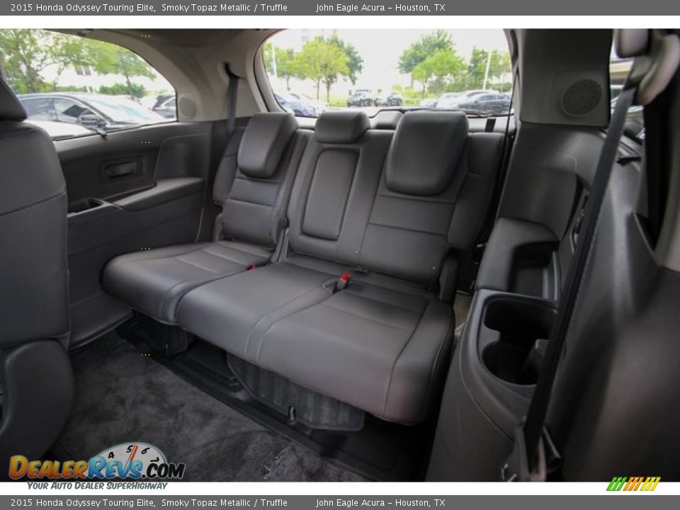 2015 Honda Odyssey Touring Elite Smoky Topaz Metallic / Truffle Photo #21