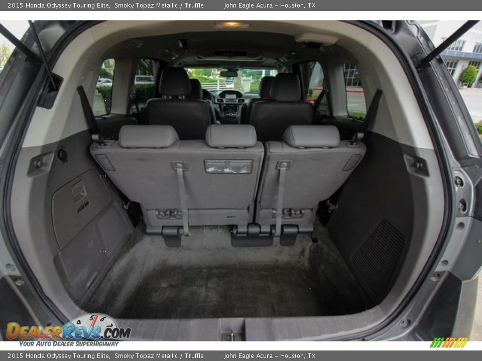 2015 Honda Odyssey Touring Elite Smoky Topaz Metallic / Truffle Photo #22