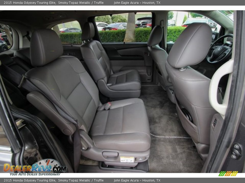 2015 Honda Odyssey Touring Elite Smoky Topaz Metallic / Truffle Photo #23