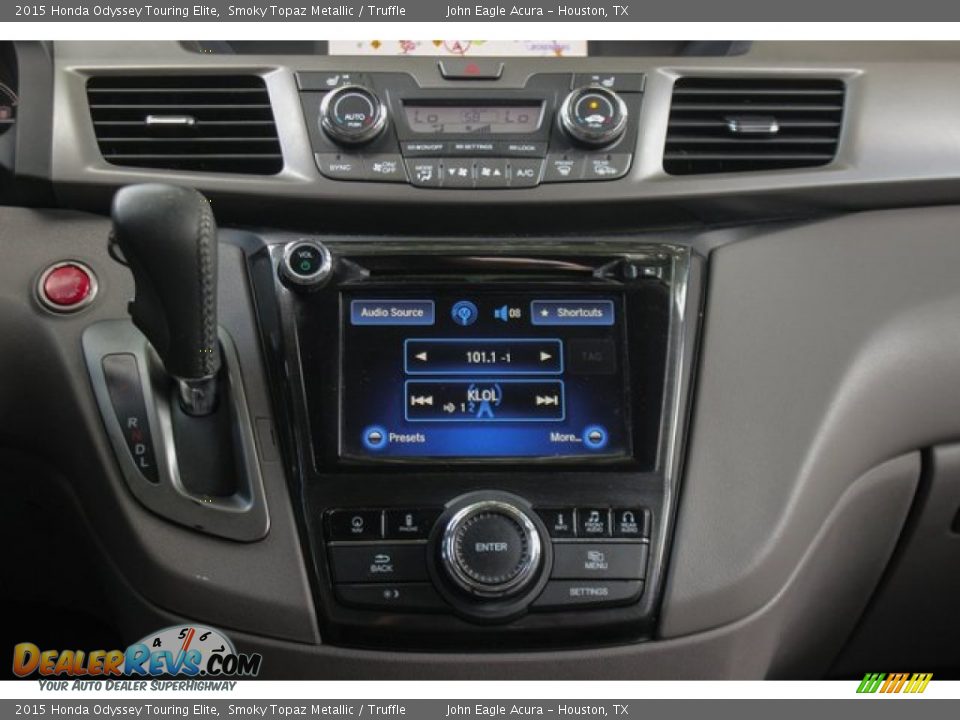 2015 Honda Odyssey Touring Elite Smoky Topaz Metallic / Truffle Photo #29