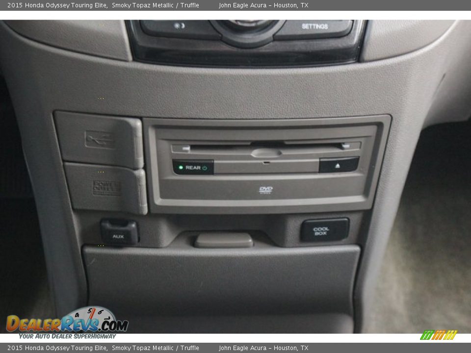 2015 Honda Odyssey Touring Elite Smoky Topaz Metallic / Truffle Photo #31