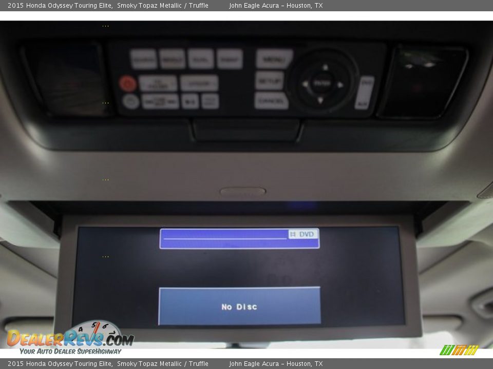 2015 Honda Odyssey Touring Elite Smoky Topaz Metallic / Truffle Photo #32