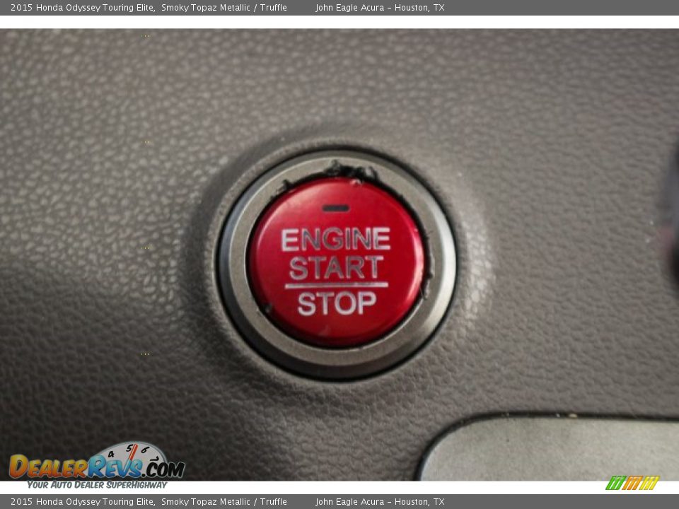 2015 Honda Odyssey Touring Elite Smoky Topaz Metallic / Truffle Photo #33