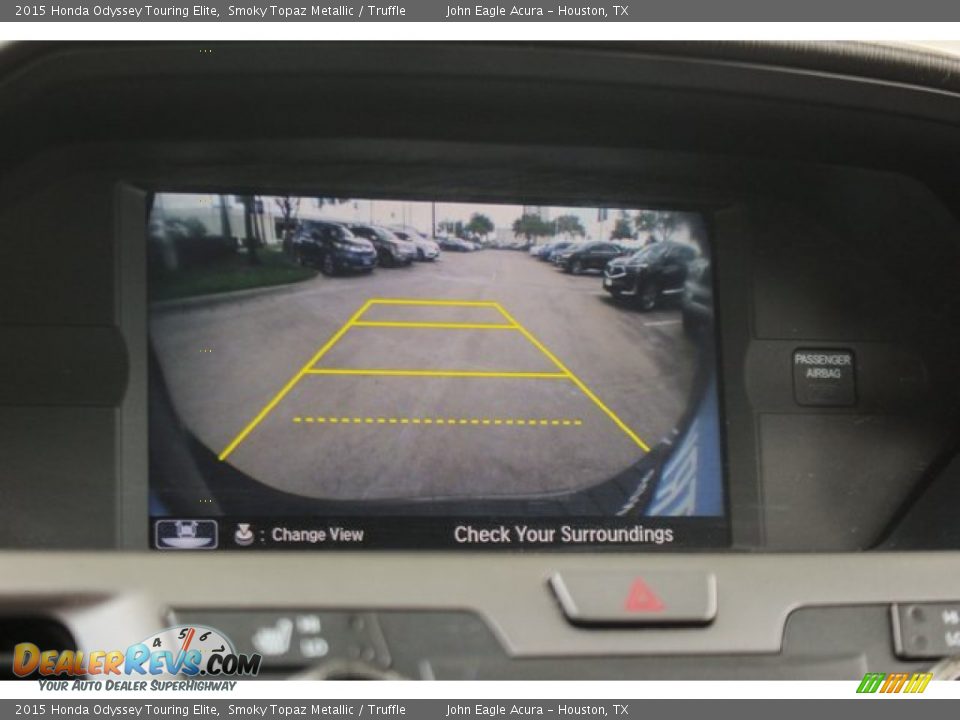 2015 Honda Odyssey Touring Elite Smoky Topaz Metallic / Truffle Photo #34