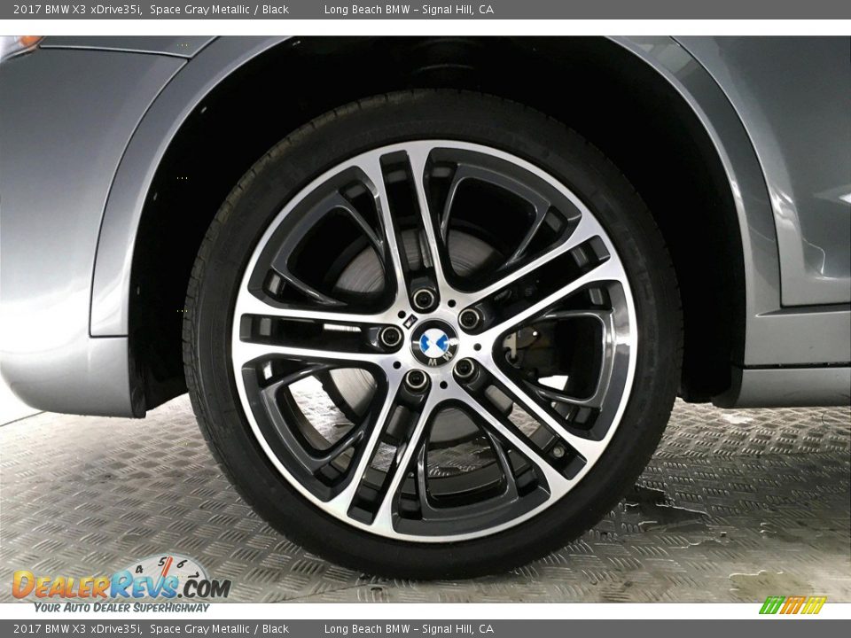 2017 BMW X3 xDrive35i Space Gray Metallic / Black Photo #8