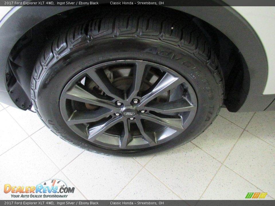2017 Ford Explorer XLT 4WD Ingot Silver / Ebony Black Photo #12