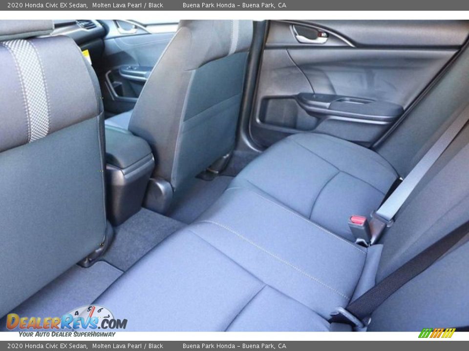 2020 Honda Civic EX Sedan Molten Lava Pearl / Black Photo #10