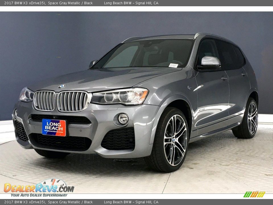 2017 BMW X3 xDrive35i Space Gray Metallic / Black Photo #12