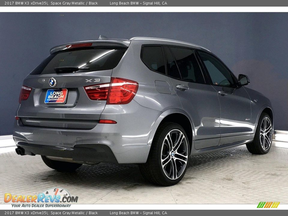 2017 BMW X3 xDrive35i Space Gray Metallic / Black Photo #13