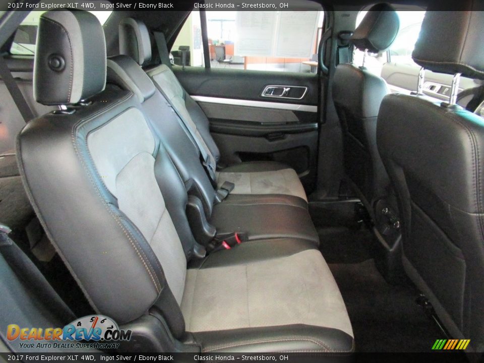 2017 Ford Explorer XLT 4WD Ingot Silver / Ebony Black Photo #20