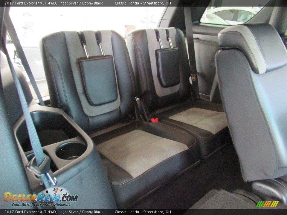 2017 Ford Explorer XLT 4WD Ingot Silver / Ebony Black Photo #21
