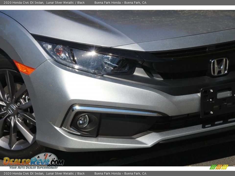 2020 Honda Civic EX Sedan Lunar Silver Metallic / Black Photo #3