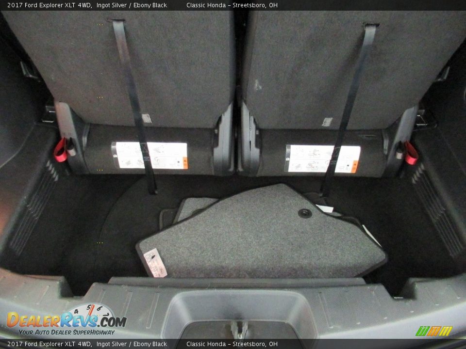 2017 Ford Explorer XLT 4WD Ingot Silver / Ebony Black Photo #23