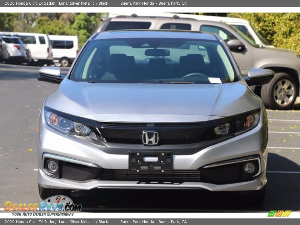 2020 Honda Civic EX Sedan Lunar Silver Metallic / Black Photo #4