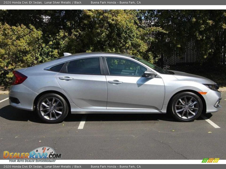2020 Honda Civic EX Sedan Lunar Silver Metallic / Black Photo #5