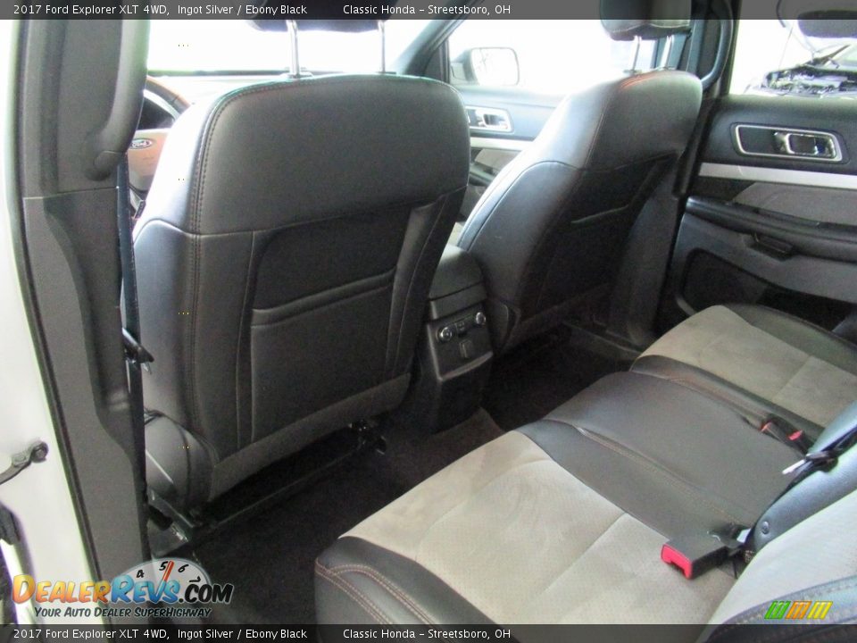 2017 Ford Explorer XLT 4WD Ingot Silver / Ebony Black Photo #25