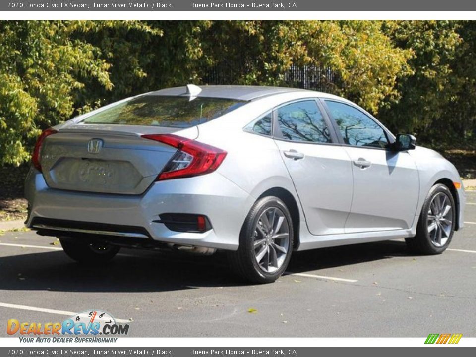 2020 Honda Civic EX Sedan Lunar Silver Metallic / Black Photo #6