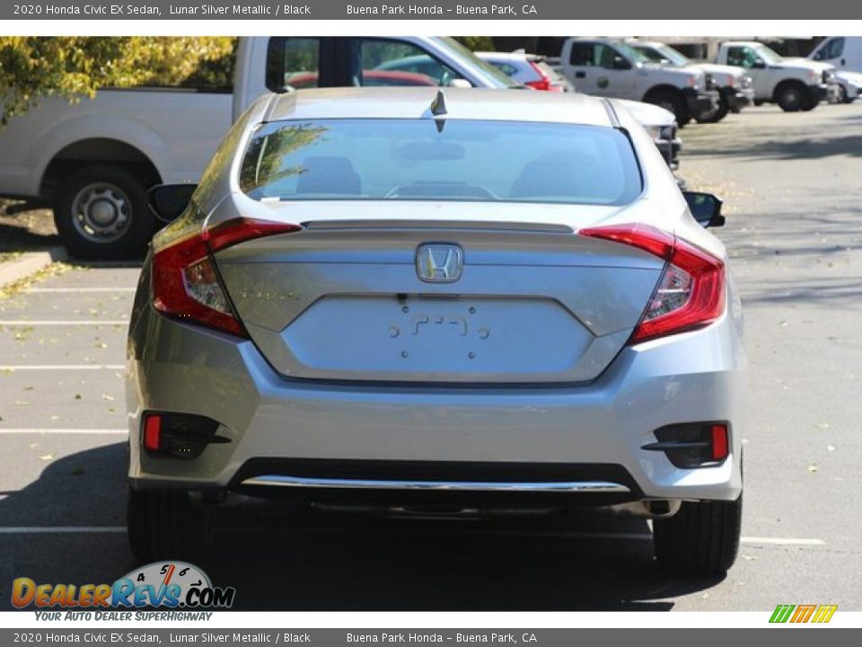 2020 Honda Civic EX Sedan Lunar Silver Metallic / Black Photo #7