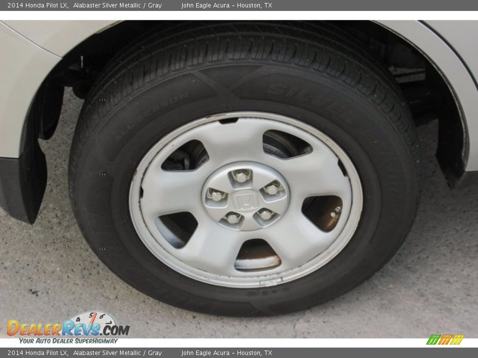 2014 Honda Pilot LX Alabaster Silver Metallic / Gray Photo #11