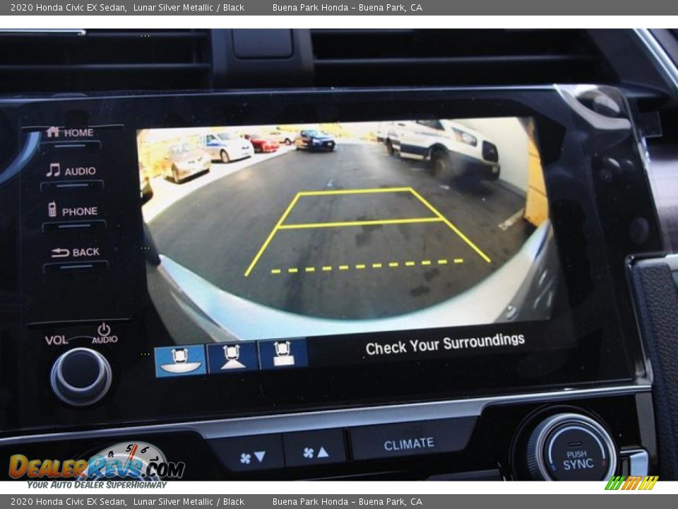 2020 Honda Civic EX Sedan Lunar Silver Metallic / Black Photo #8