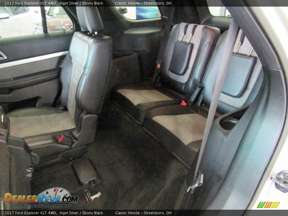 2017 Ford Explorer XLT 4WD Ingot Silver / Ebony Black Photo #27