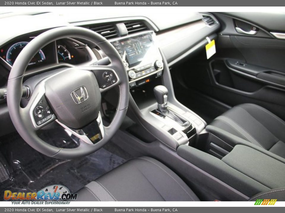 2020 Honda Civic EX Sedan Lunar Silver Metallic / Black Photo #9