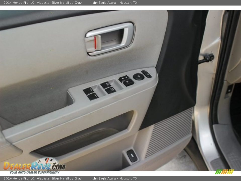 2014 Honda Pilot LX Alabaster Silver Metallic / Gray Photo #15