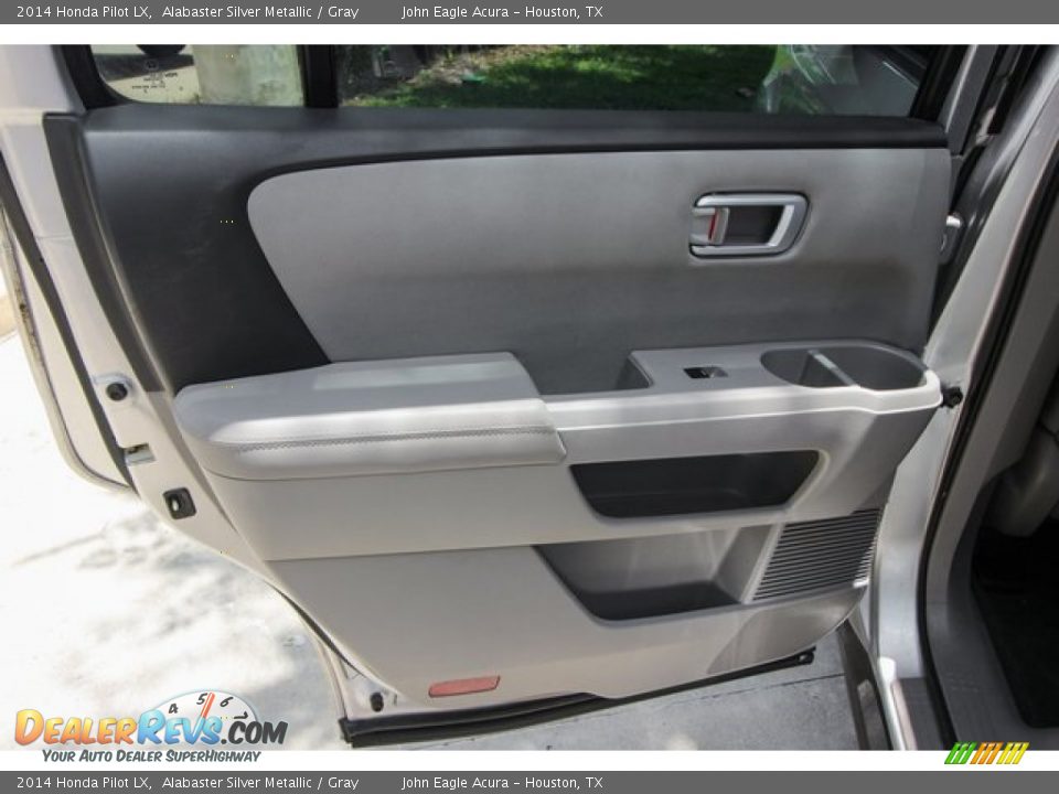 2014 Honda Pilot LX Alabaster Silver Metallic / Gray Photo #19