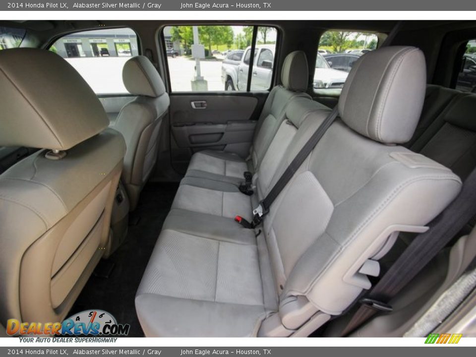 2014 Honda Pilot LX Alabaster Silver Metallic / Gray Photo #20