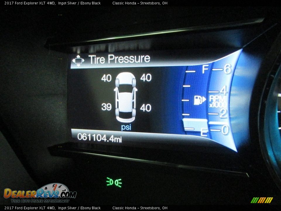2017 Ford Explorer XLT 4WD Ingot Silver / Ebony Black Photo #34