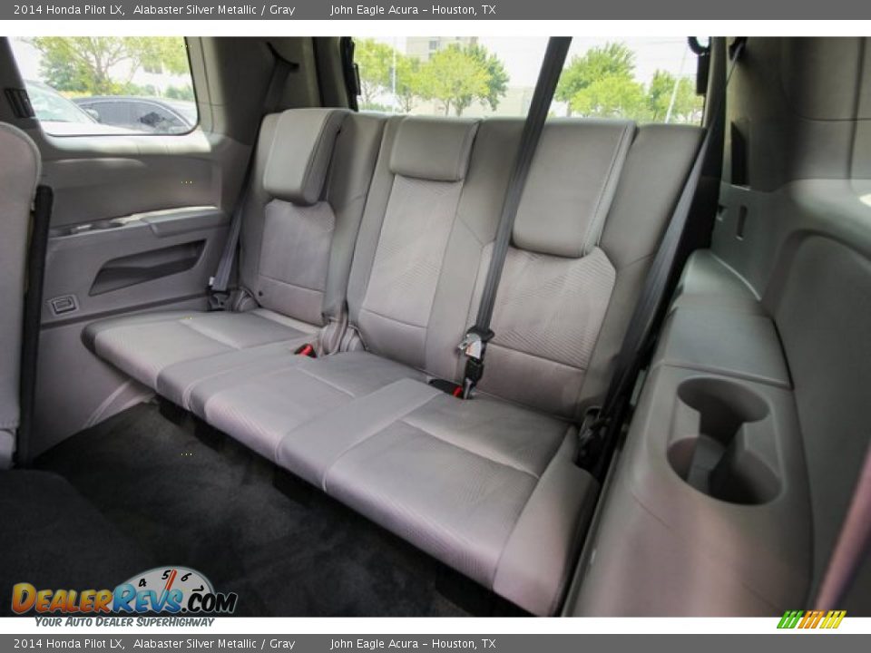2014 Honda Pilot LX Alabaster Silver Metallic / Gray Photo #21