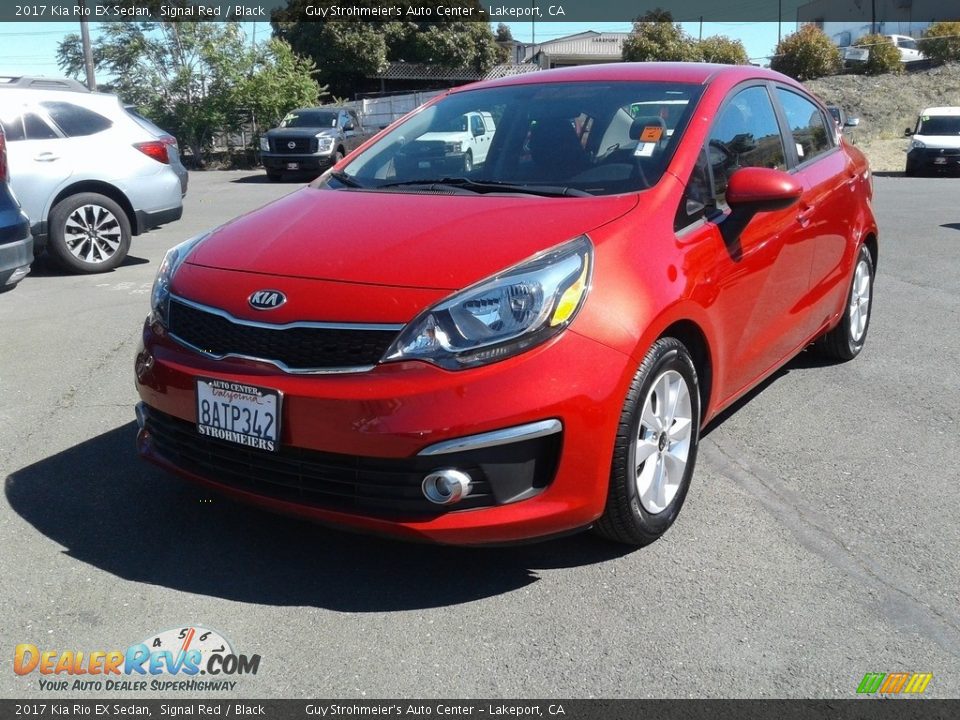 Front 3/4 View of 2017 Kia Rio EX Sedan Photo #2