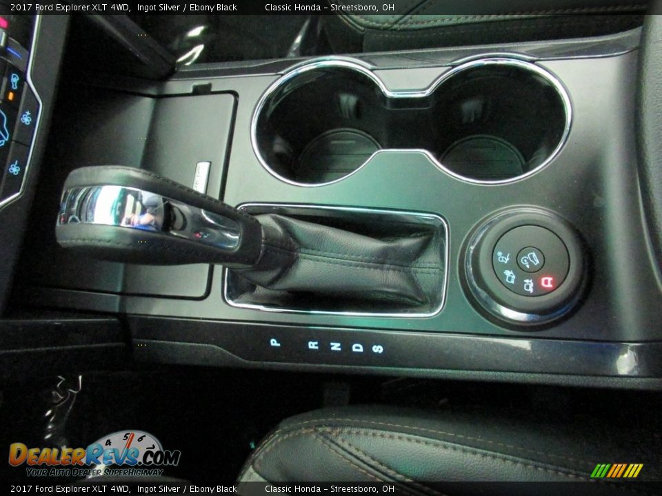 2017 Ford Explorer XLT 4WD Ingot Silver / Ebony Black Photo #35
