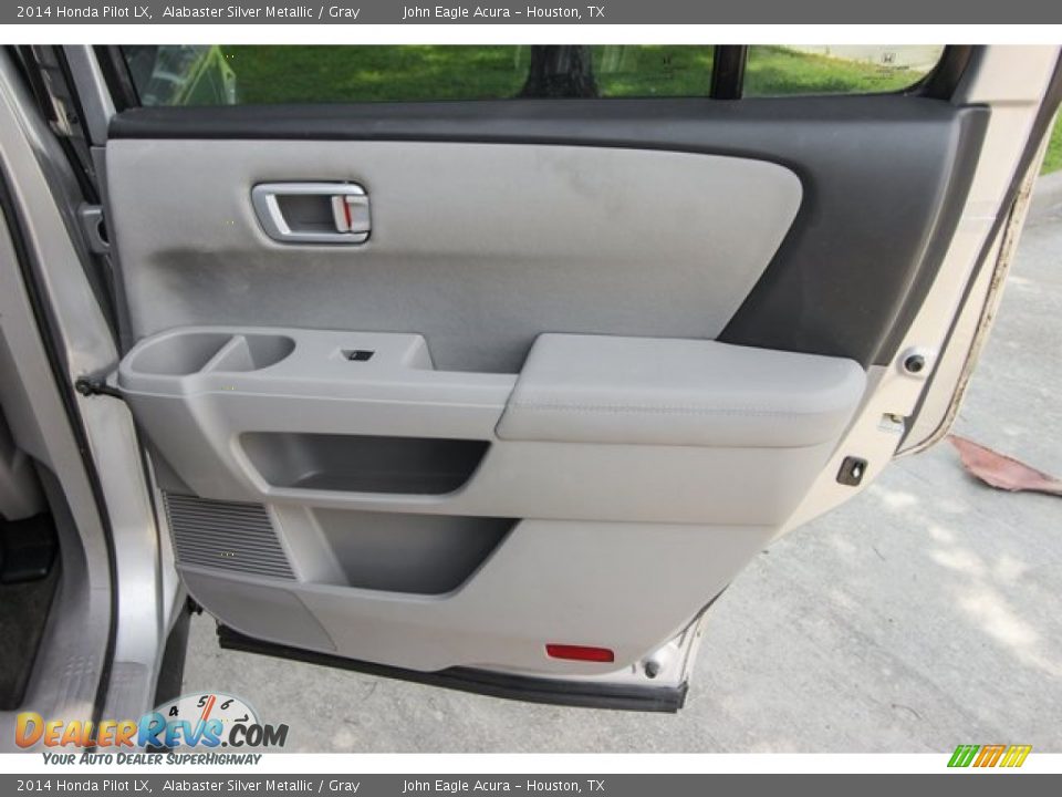 2014 Honda Pilot LX Alabaster Silver Metallic / Gray Photo #23