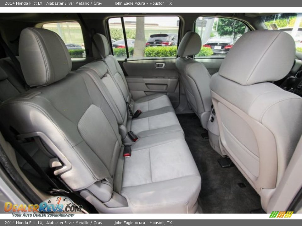 2014 Honda Pilot LX Alabaster Silver Metallic / Gray Photo #24