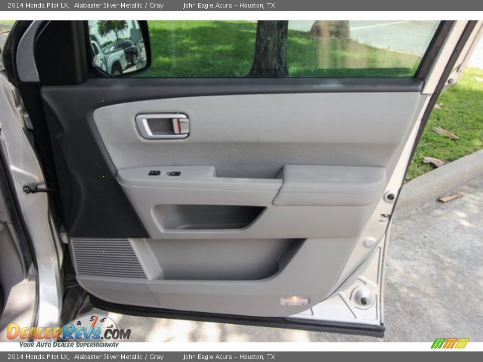 2014 Honda Pilot LX Alabaster Silver Metallic / Gray Photo #25