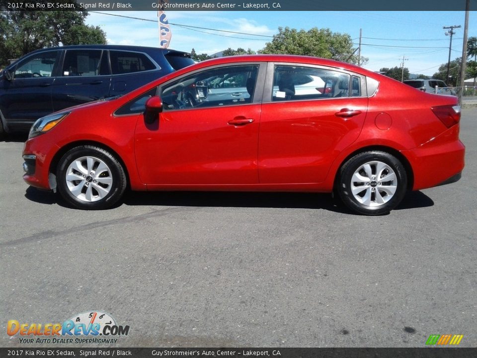 Signal Red 2017 Kia Rio EX Sedan Photo #6