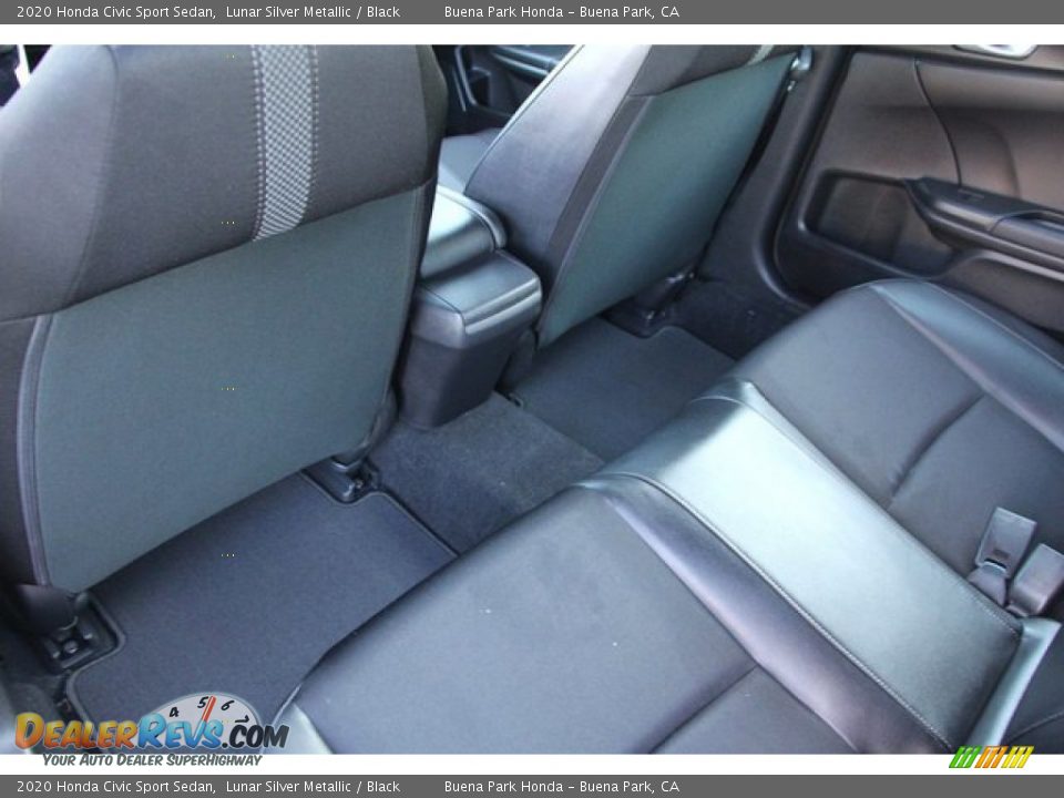 2020 Honda Civic Sport Sedan Lunar Silver Metallic / Black Photo #10