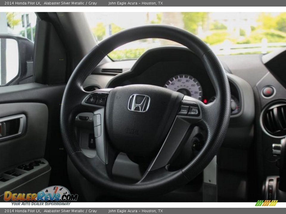2014 Honda Pilot LX Alabaster Silver Metallic / Gray Photo #31