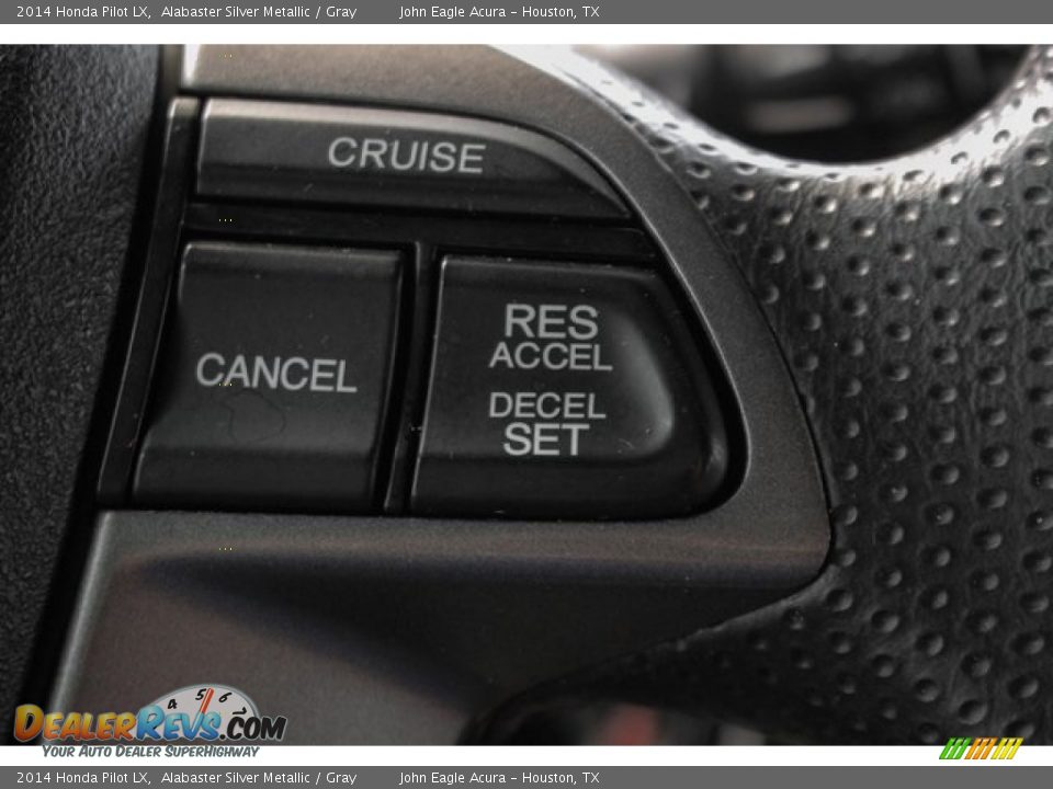 2014 Honda Pilot LX Alabaster Silver Metallic / Gray Photo #33