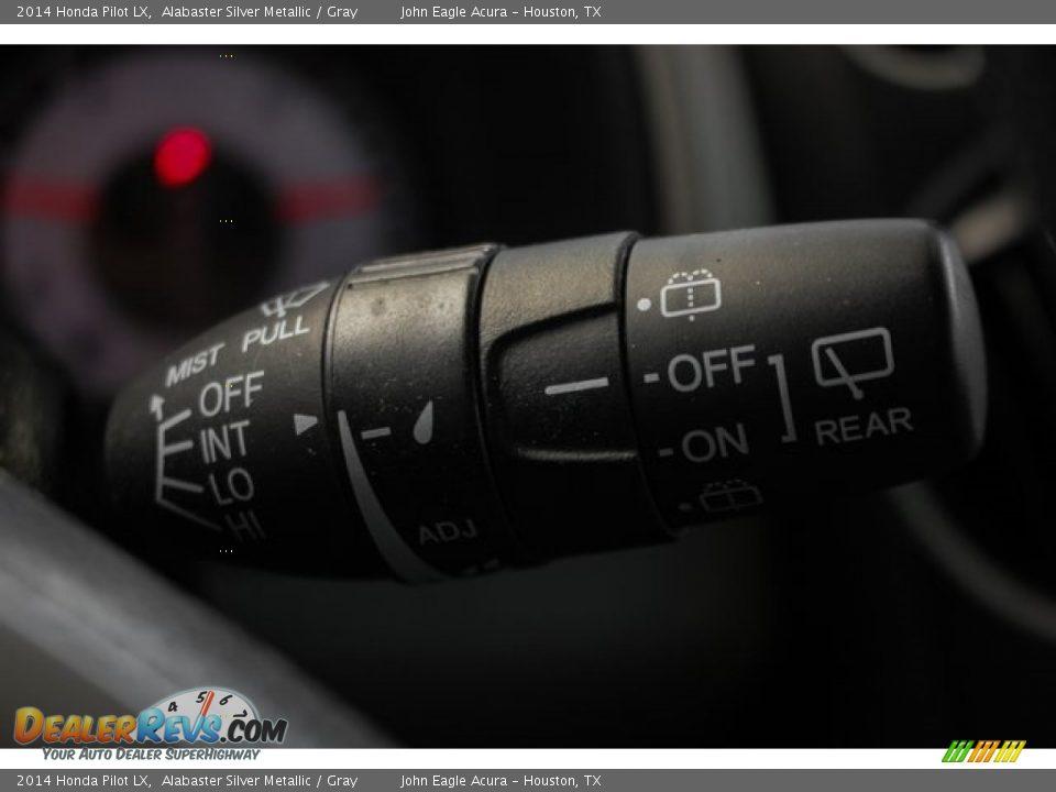 2014 Honda Pilot LX Alabaster Silver Metallic / Gray Photo #35